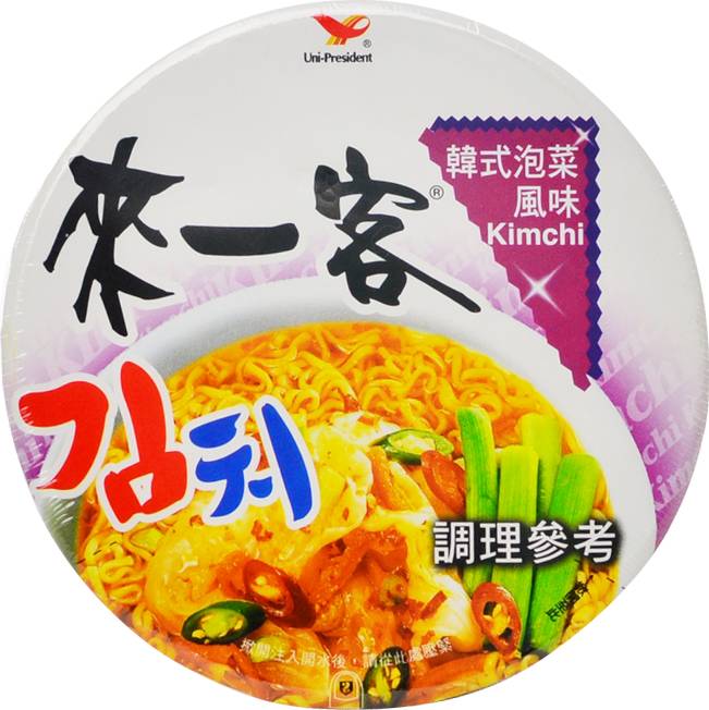 來一客韓式泡菜杯麵