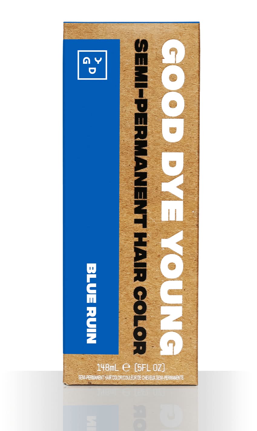 Good Dye Young Semi-Permanent Hair Color, Blue Ruin (5 fl oz)