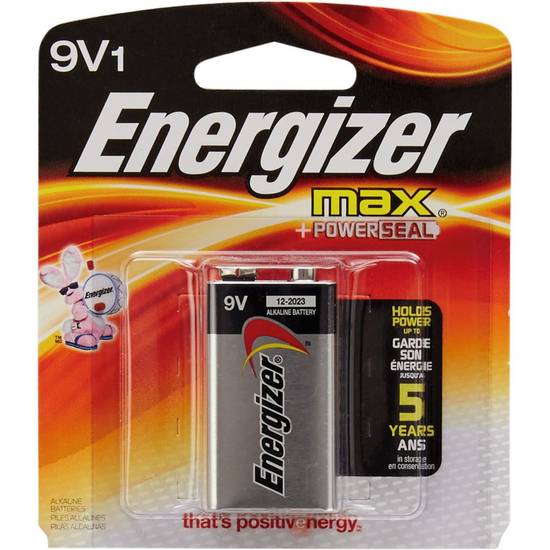 Energizer · MAX Alkaline batteries 9V (1 unit)
