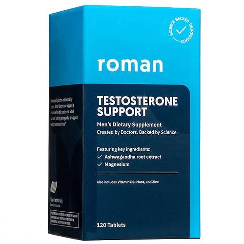 Roman Testosterone Support Supplement for Men - 120.0 ea