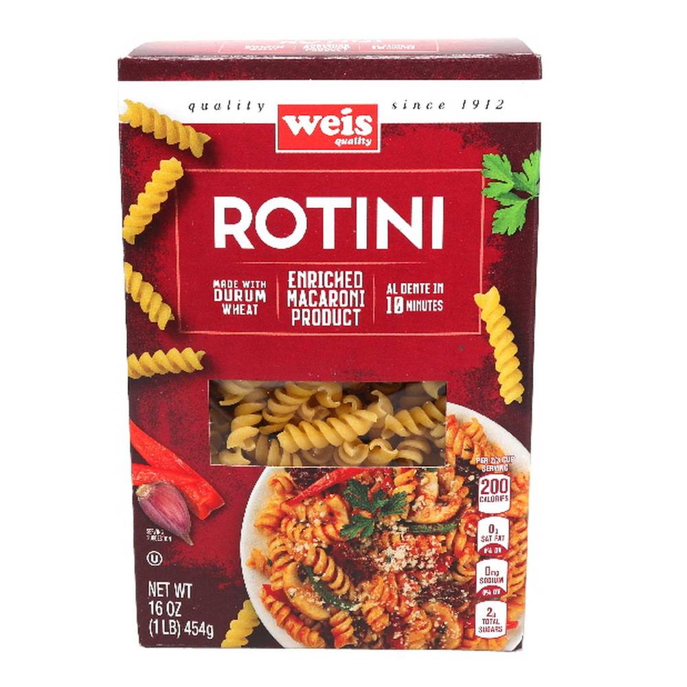 Weis Quality Pasta Rotini (16 oz)