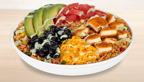 Spicy Chicken Burrito Bowl