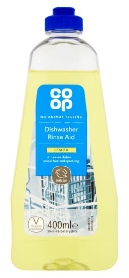 Co-op Dishwasher Rinse Aid Lemon (400ml)