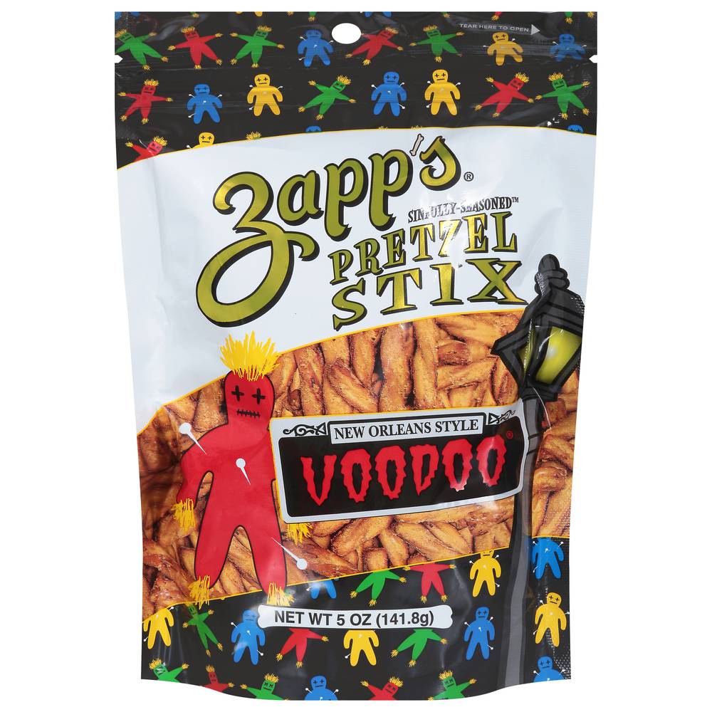 Zapp's Voodoo New Orleans Style Sinfully-Seasoned Pretzel Stix (1 lbs)