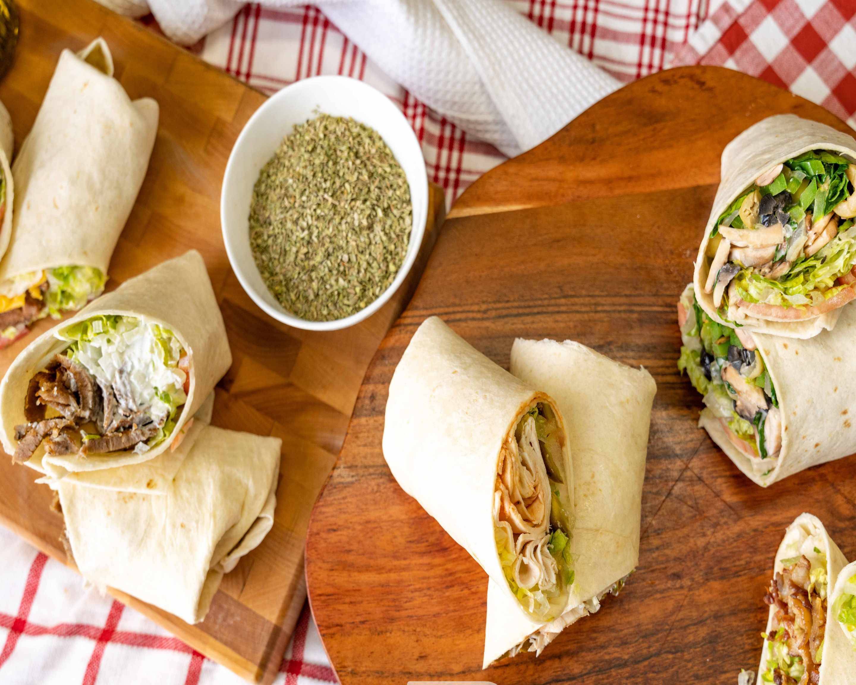 Chicken Shawarma Wraps - Emily Bites