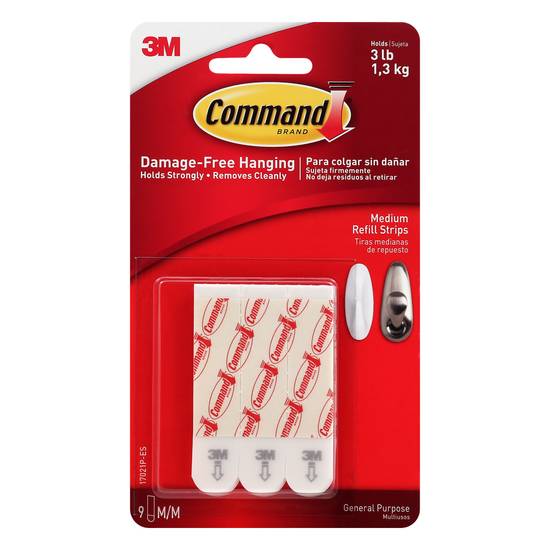 Command Medium Refill Strips (3m)