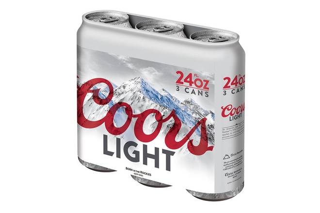 Coors Light 24oz 3-Pack