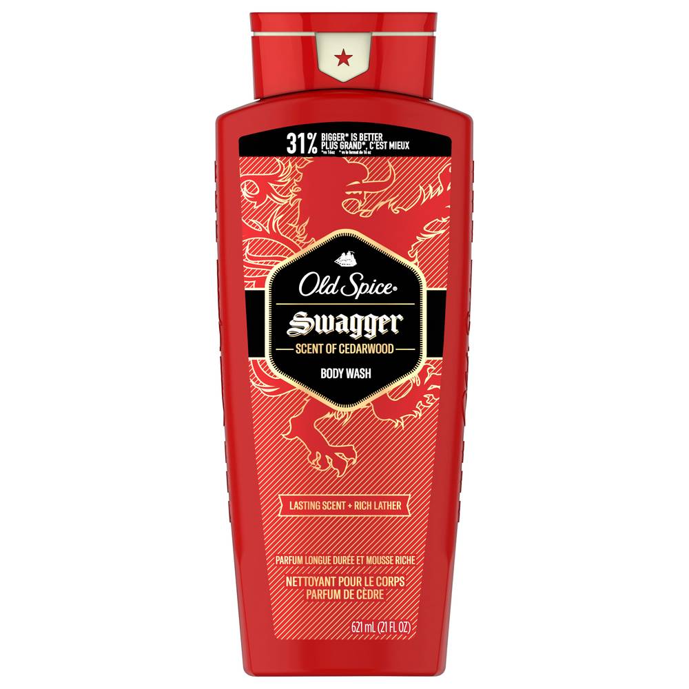 Old Spice Swagger Scent Of Confidence Body Wash For Men