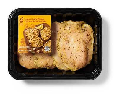 Lemon Garlic Pepper Chicken Breast Cutlet - 16oz/4ct - Good & Gather™