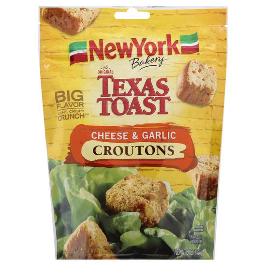 New York Bakery Texas Toast Cheese & Garlic Croutons