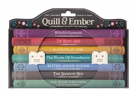 Quill & Ember Premium Quality Incense 70- Variety Pack