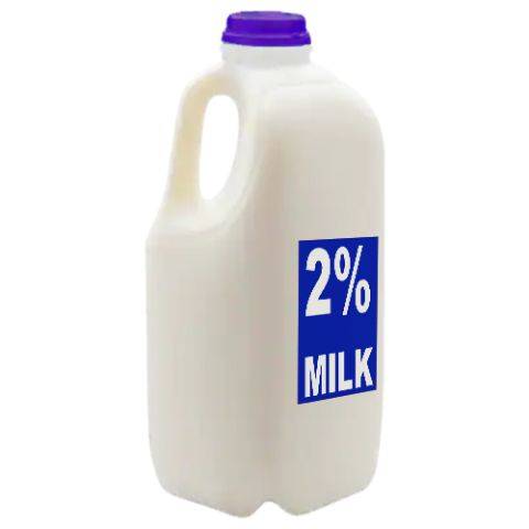 2% Reduced Fat Milk Half Gallon