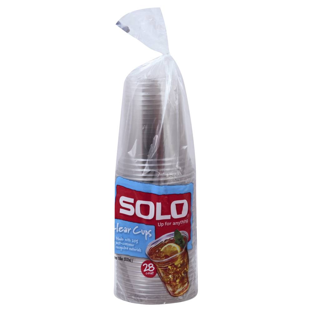 Solo Plastic Cups (28 ct)