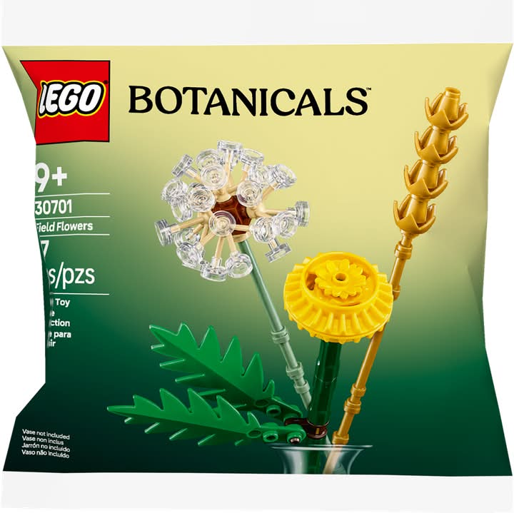 LEGO · Botanicals field flowers juguete de construcción 30701, 9+ Años (77 un)