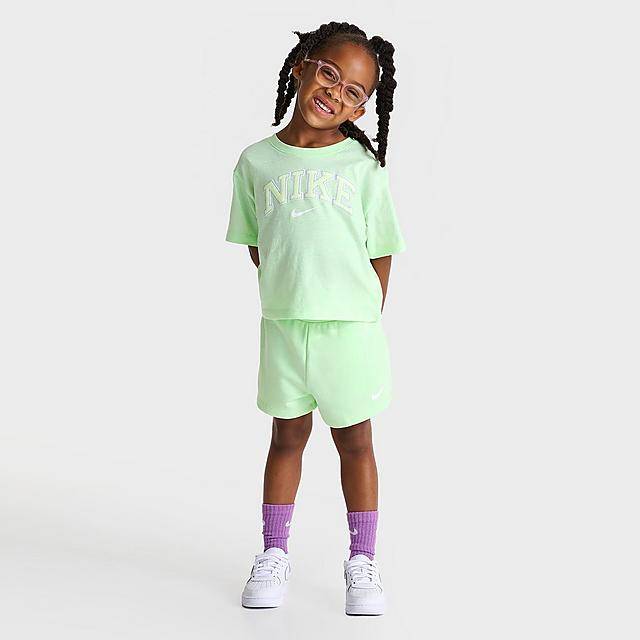 Girls' Little Kids' Nike Prep In Your Step T-Shirt And Shorts Set (6X)