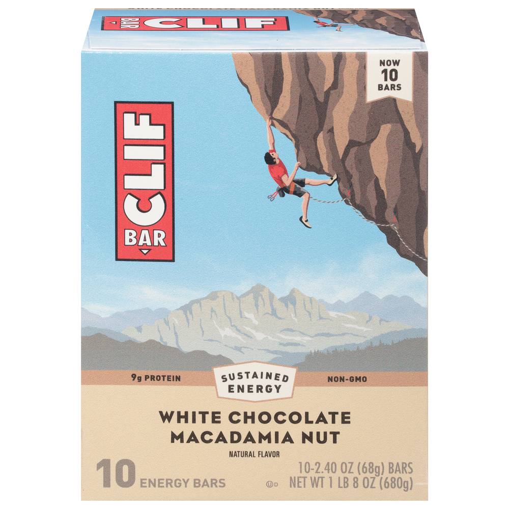 Clif Bar White Chocolate Macadamia Nut Energy Bars (2.4 oz)