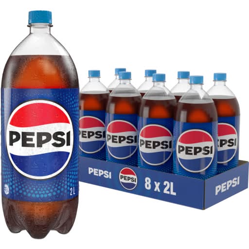 Pepsi Cola Soft Drink Bottle 2L
