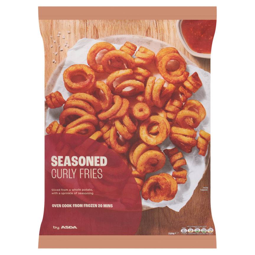 Asda Curly Fries 750G