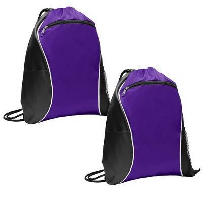 Port Authority Fast Break Cinch Pack (2 Pack) - Purple