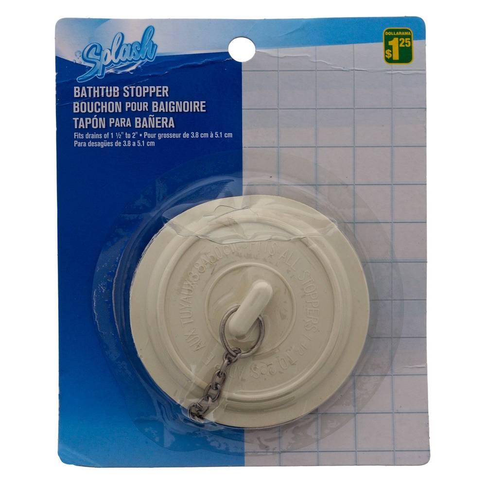 Dollarama Bathtub Stopper With Chain