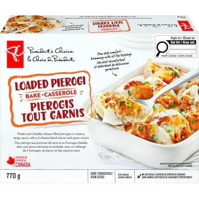President's Choice Casserole De Pierogis Tout Garnis / Loaded Pierogi Bake 770.0 G