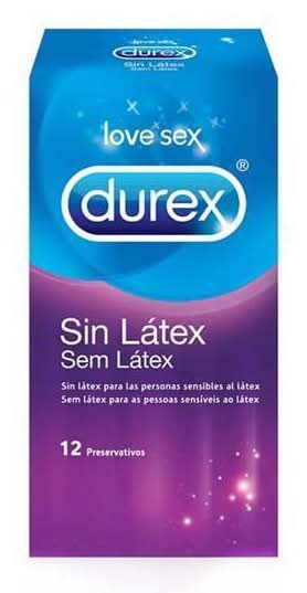Preservativo Sem Látex Durex 12 un