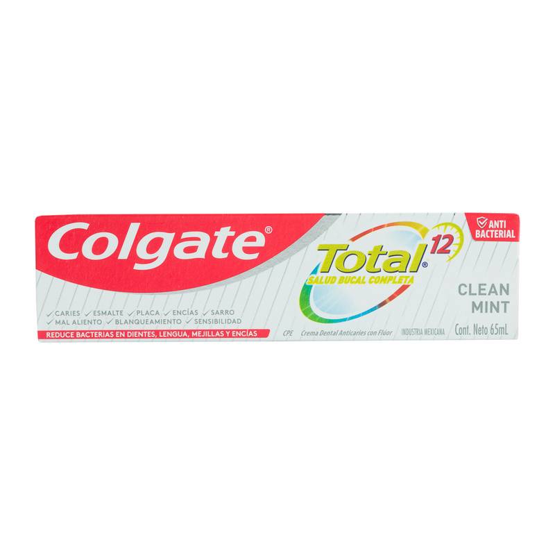Colgate pasta dental menta total 12 (tubo 65 ml)