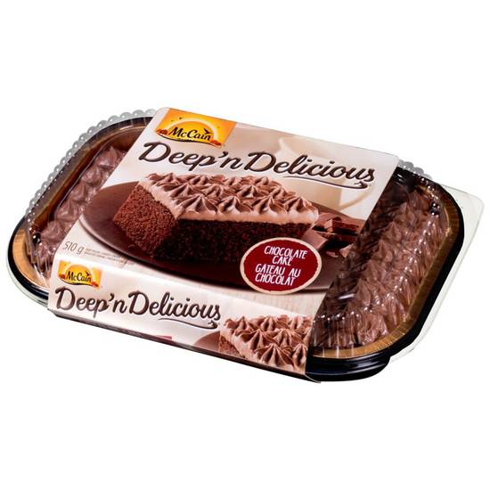 Mccain gâteau au chocolat surgelé, deep'n delicious (510g) - deep 'n delicious chocolate cake (510 g)