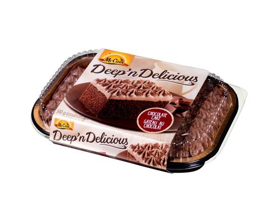 Mccain · Gâteau au chocolat surgelé, Deep'n Delicious (510 g) - Deep 'n Delicious chocolate cake (510 g)