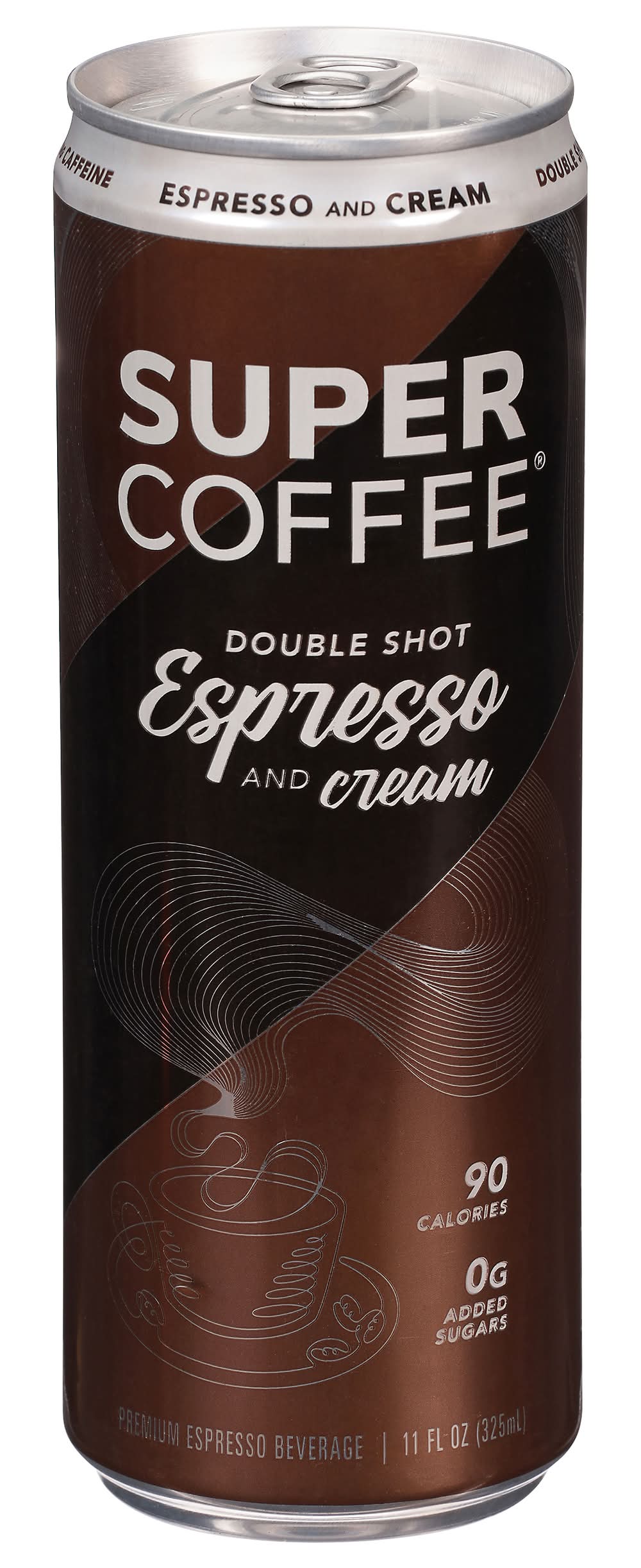 Super Coffee Double Shot Espresso and Cream Premium Espresso Beverage (11 fl oz)