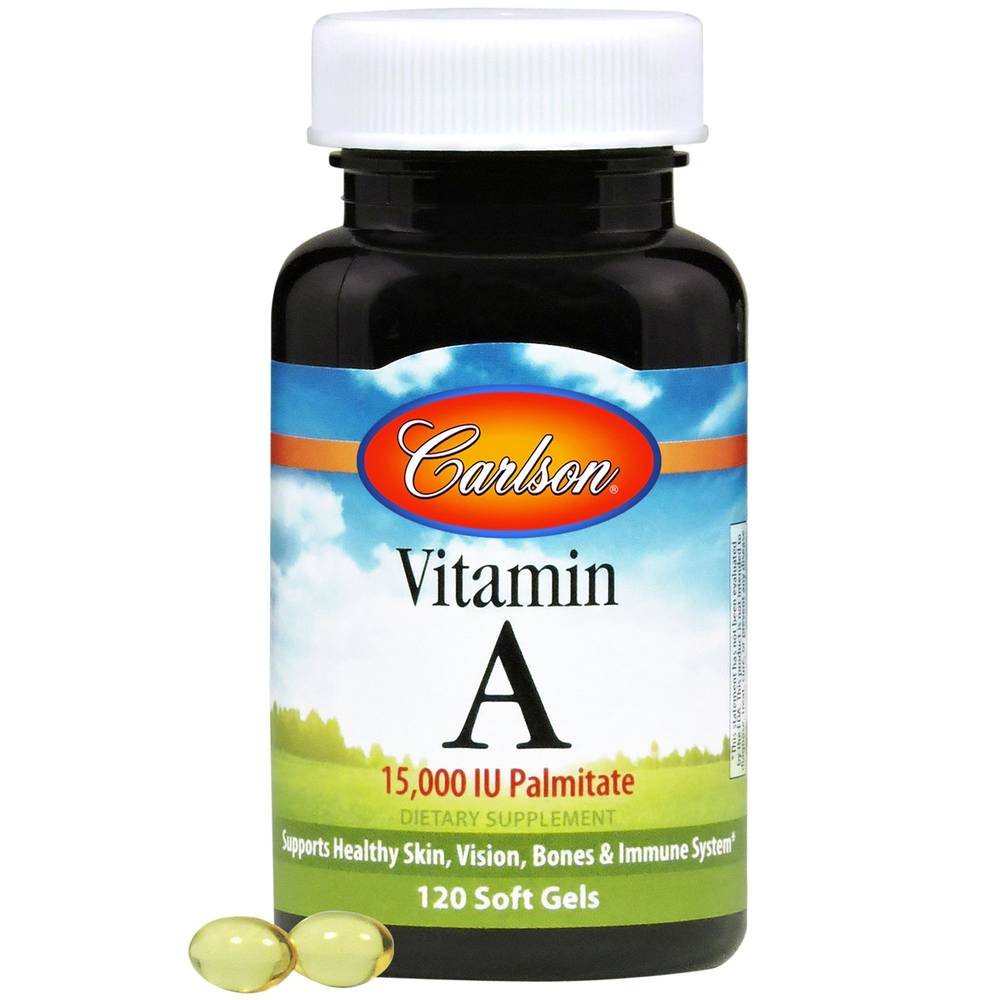 Vitamin A - 15,000 Iu Palmitate (120 Softgels)