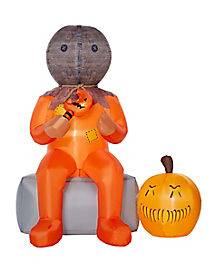 3.5 Ft LED Light-Up Sam Inflatable Decoration - Trick 'r Treat