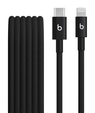 Beats Usb-C To Lightning Woven Cable, 1.5 m, Bolt Black