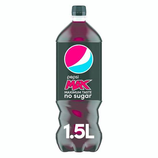 Pepsi Max No Sugar Cola Bottle, 1.5L