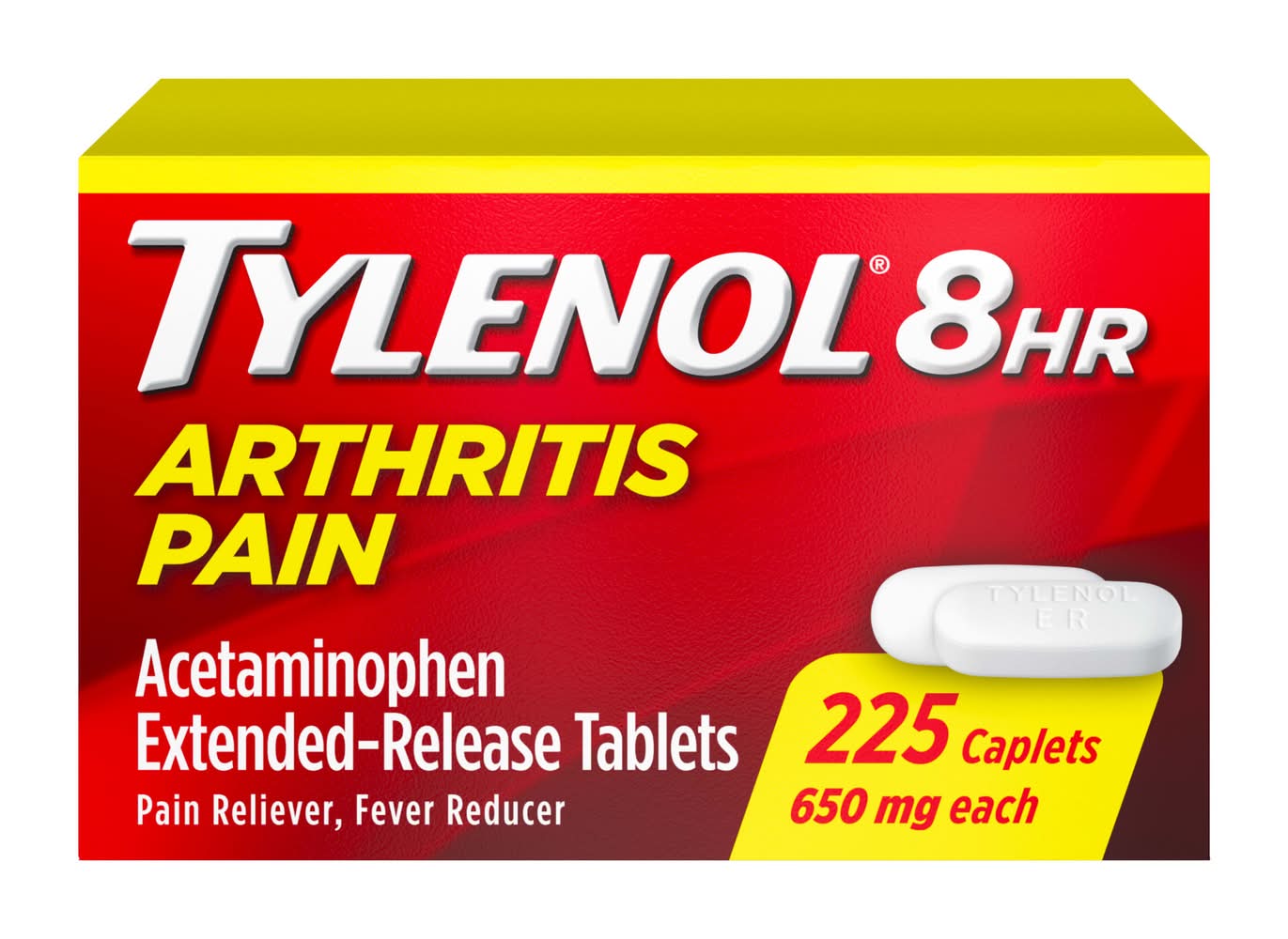 Tylenol Arthritis Pain Acetaminophen Extended-Release Tablets 650 mg (225 ct)