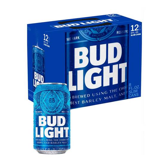 Bud light cerveza light (pack 12 x 355 ml)