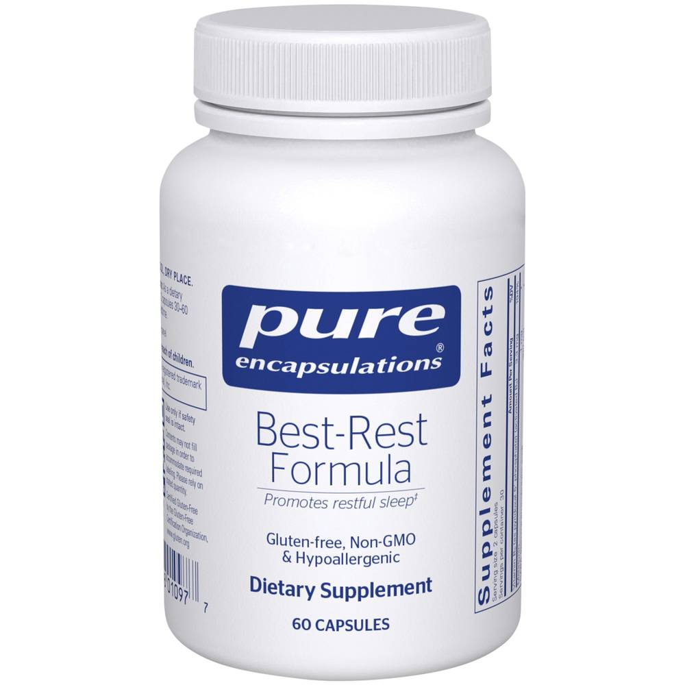 Best-Rest Formula - Promotes Restful Sleep With Melatonin (60 Capsules)