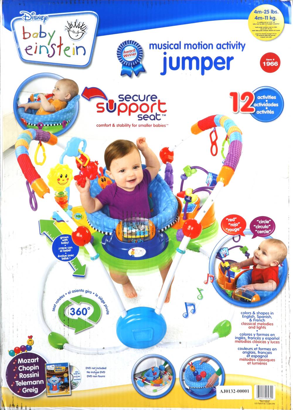 Fashion baby einstein jumper music