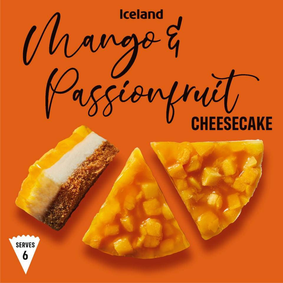 Iceland Mango and Passionfruit Cheesecake (450g)