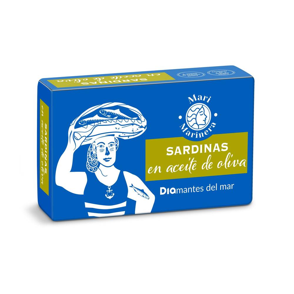 Sardinas En Aceite De Oliva Mari Marinera De Dia Lata 85 G