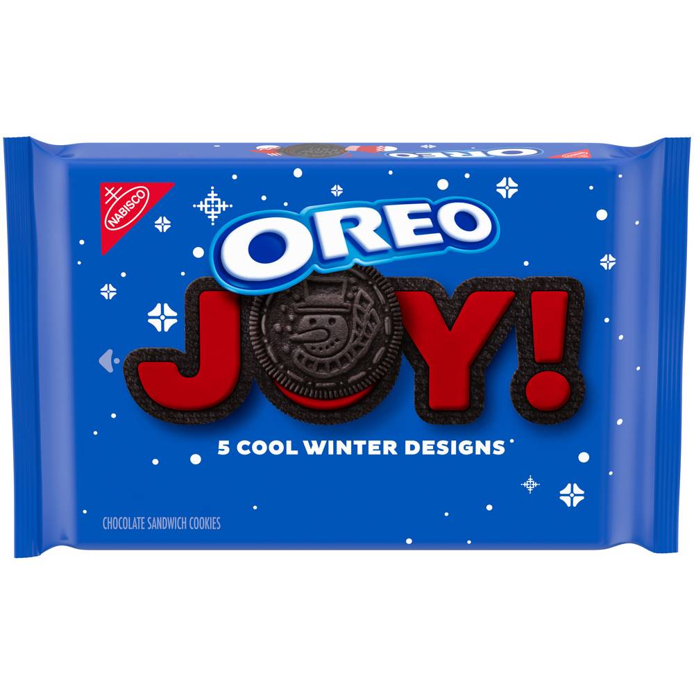 Oreo Sandwich Cookies, Limited Edition, Holiday Cookies, Creme Chocolate, Multi Color (18.71 oz)