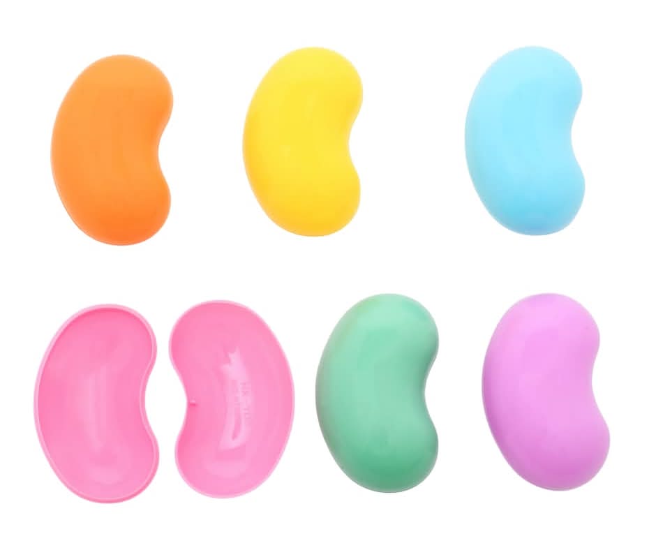 Seasonal Collection Easter Bean Eggs, Assorted Colors, 12-pc Pack.