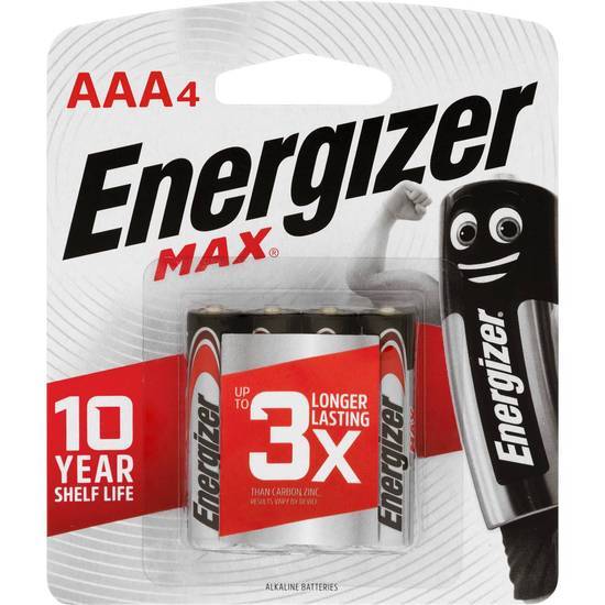 Energizer Max AAA 4pk
