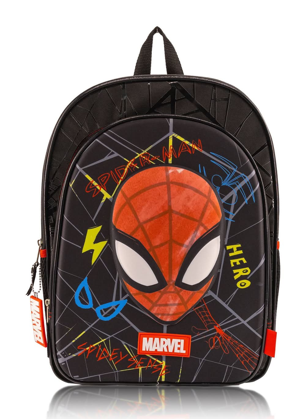 Marvel Kids Spider-Man Backpack, 16 in, Black