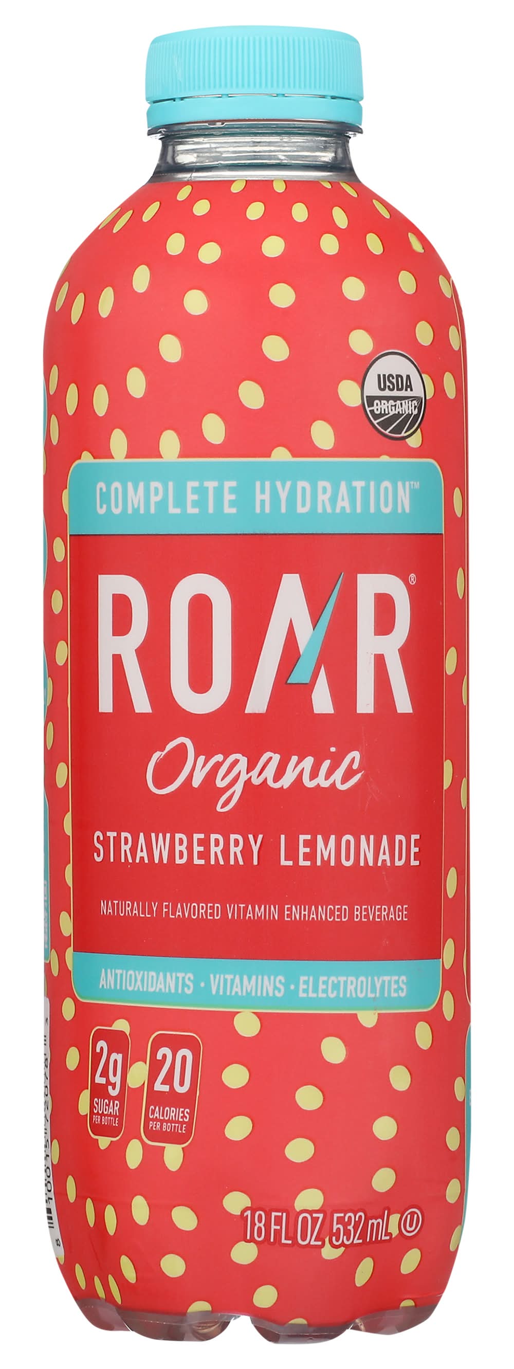 Roar Organic Strawberry Lemonade (18 fl oz)