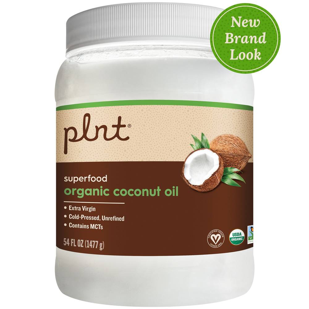 Organic Extra Virgin Coconut Oil – Superfood With Mcts – Cold-Pressed & Unrefined (54 Fl. Oz.)