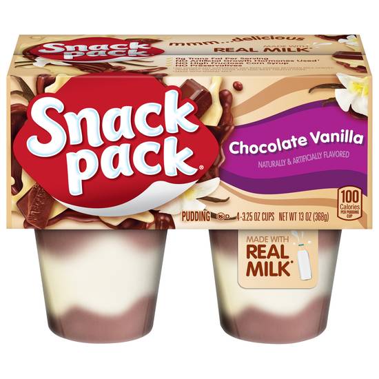 Snack pack Chocolate Vanilla Pudding