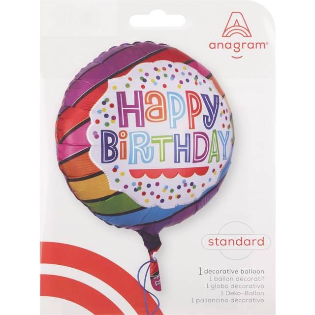 Anagram Standard Star Happy Birthday Foil Balloon