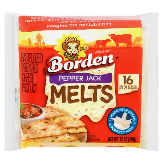 Borden Melts Cheese Slices (pepper jack)