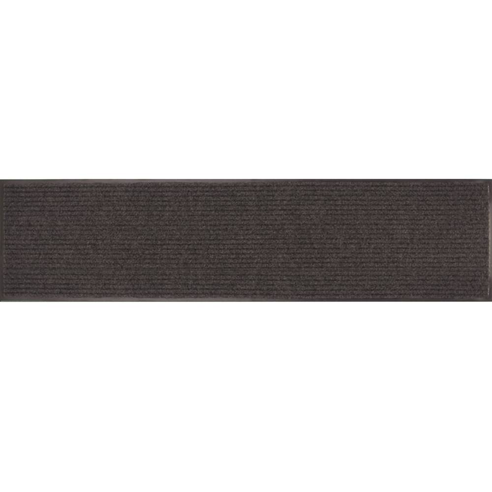 Apache Mills, Inc. 2-ft x 8-ft Gray PVC Rectangular Outdoor Runner Mat | 043-1702